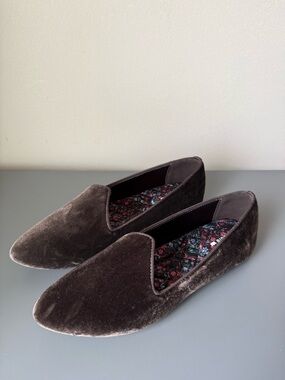 Birdies The Heron velvet loafers shoes